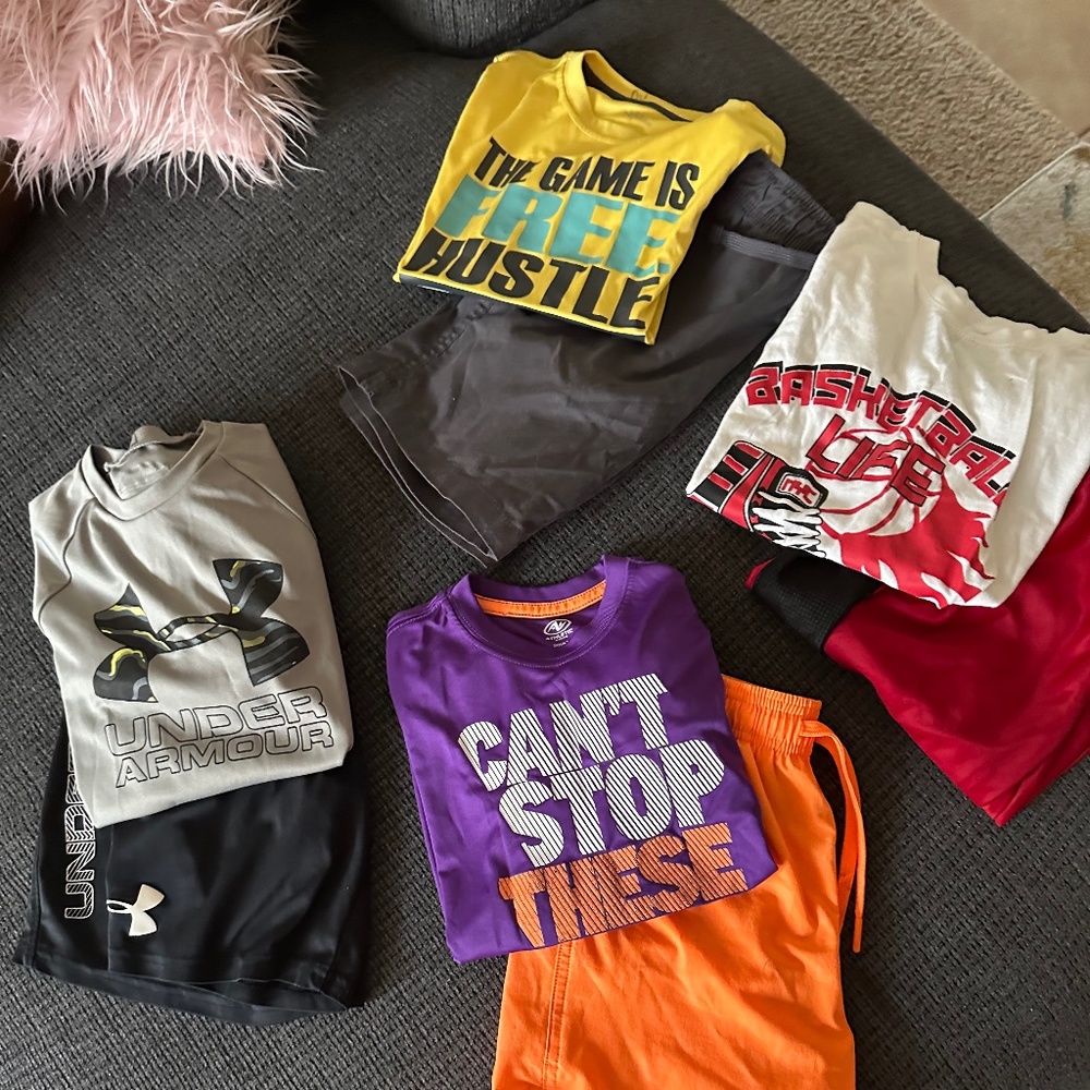 Boys complete shirt sets